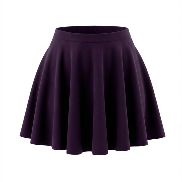 Kogmo Dresses & Skirts - Women's Stretchy Flared Mini Skater Skirt